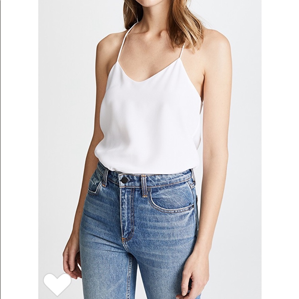 Tibi Classic Racerback Tank